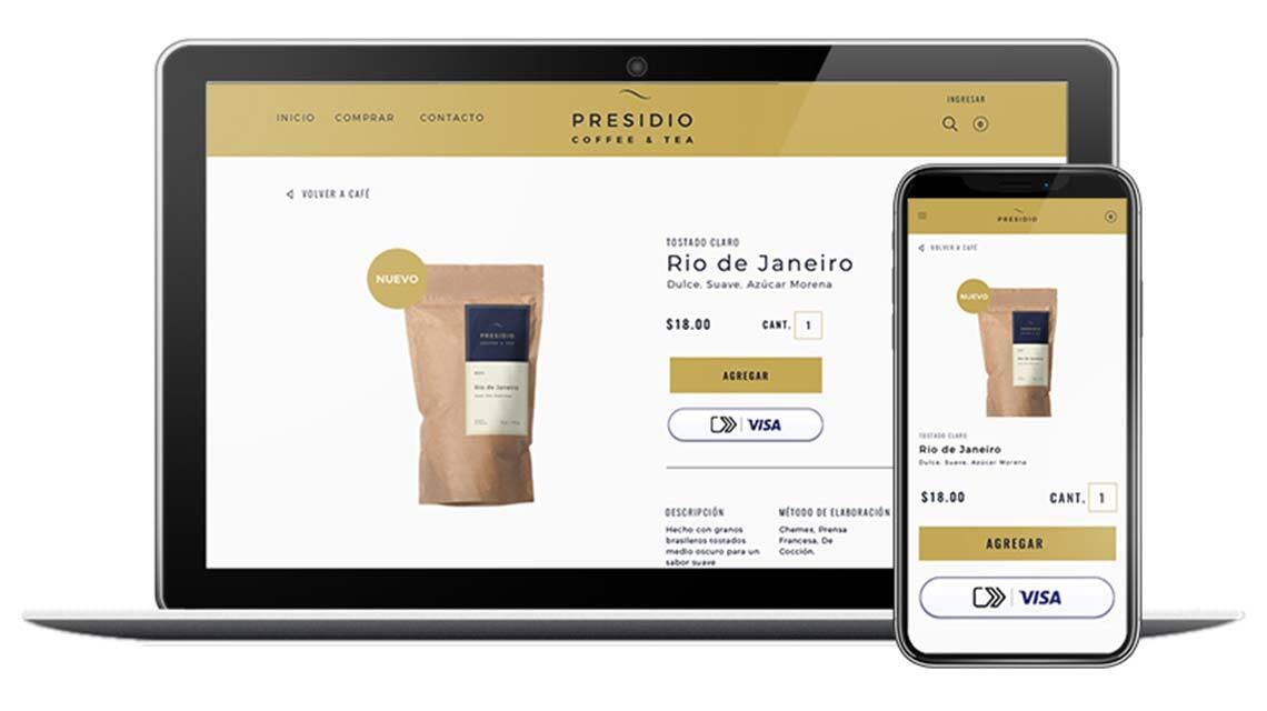 Tienda online de Presidio coffee & tea